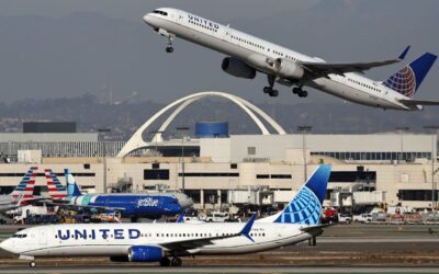 United, Delta’s shares are soaring. How record holiday travel is lifting airline stocks to new heights.