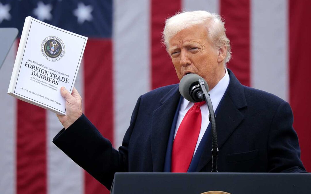 Trump blasts trade deficits in goods as a big threat to the U.S. Why economists are dismayed.