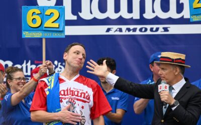 Joey Chestnut is favored to win Nathan’s hot-dog eating contest — but the smart money is betting another way